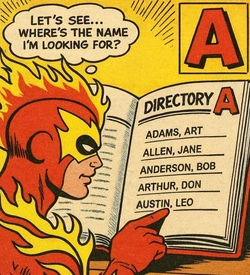 Logo For The Artists and Writers Section - Letter A