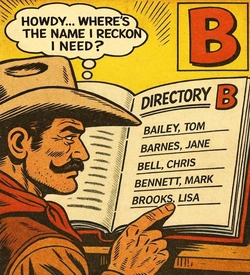 Logo For The Artists and Writers Section - Letter B