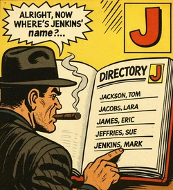 Logo For The Artists and Writers Section - Letter J