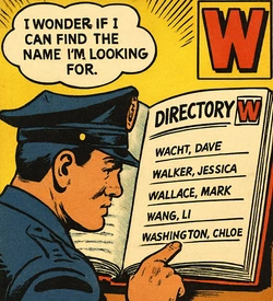 Logo For The Artists and Writers Section - Letter W