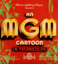 An early MGM screen logo