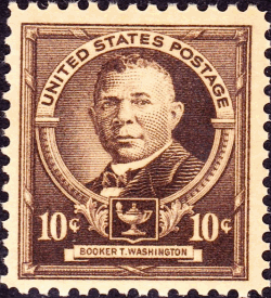 A Booker T. Washington Postage Stamp