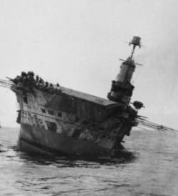 HMS Ark Royal sinking