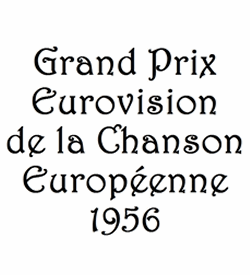 Logo for the Eurovision Song Contest 1956