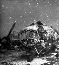 Wreckage from the Munich Air Disaster
