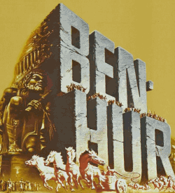 Part of a poster for Ben-Hur