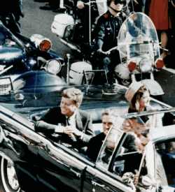 Kennedy Motorcade In Dallas