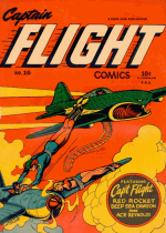 Cover For Captain Flight Comics