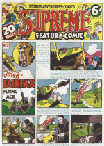 Cover For Supreme Feature Comic