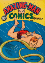 Cover For Amazing Man Comics
