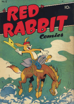 Cover For Red Rabbit Comics