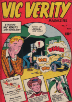 Cover For Vic Verity Magazine