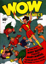 Cover For Wow Comics