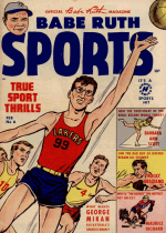 Cover For Babe Ruth Sports Comics