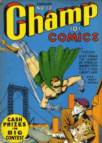 Cover For Champ Comics
