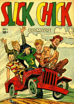 Cover For Slick Chick Comics