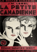 Cover For Le Roman Canadien