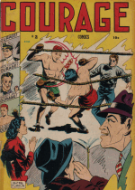 Cover For J. Edward Slavin: Courage Comics