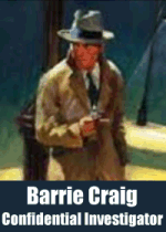 Cover For Barrie Craig, Confidential Investigator