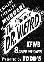 Cover For The Strange Dr Weird