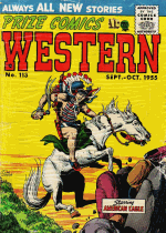 Cover For Prize Comics Western