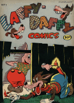 Cover For Laffy-Daffy Comics