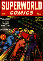 Cover For Komos Publications: Superworld Comics