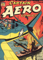 Cover For Captain Aero Comics