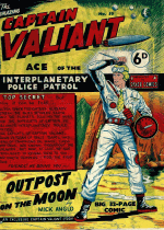 Cover For Space Comics (Captain Valiant)