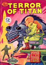 Cover For Tit-Bits Science Fiction Comics