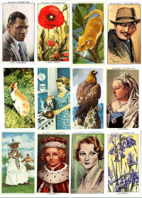 cigarette and tea cards Cigarette and Tea Cards