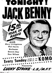 Large Thumbnail For The Jack Benny Program