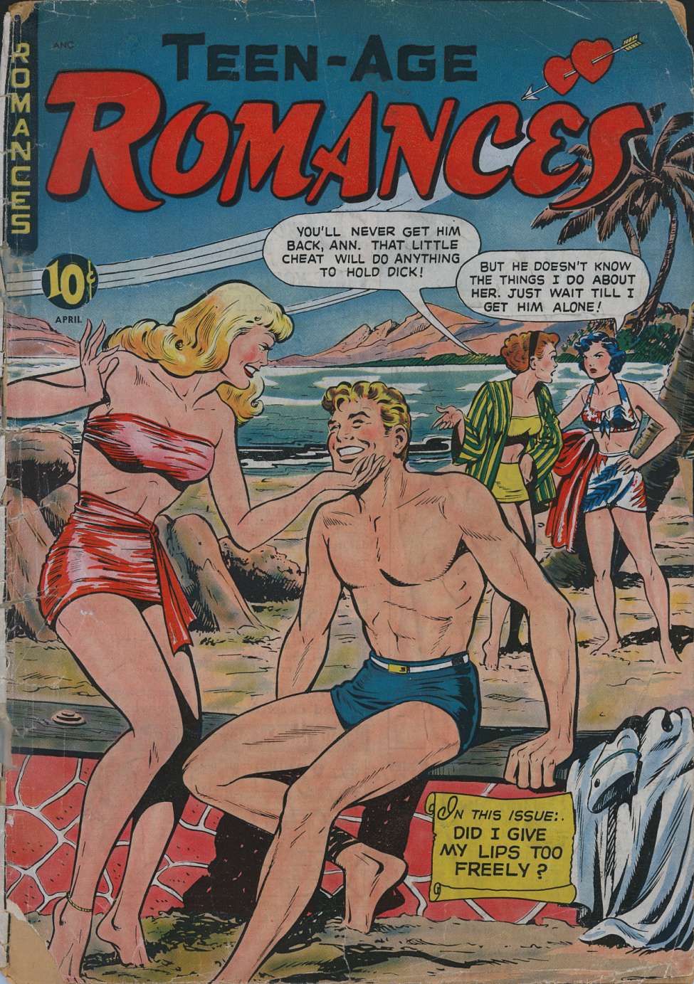 Comic Book Cover For Teen-Age Romances 9