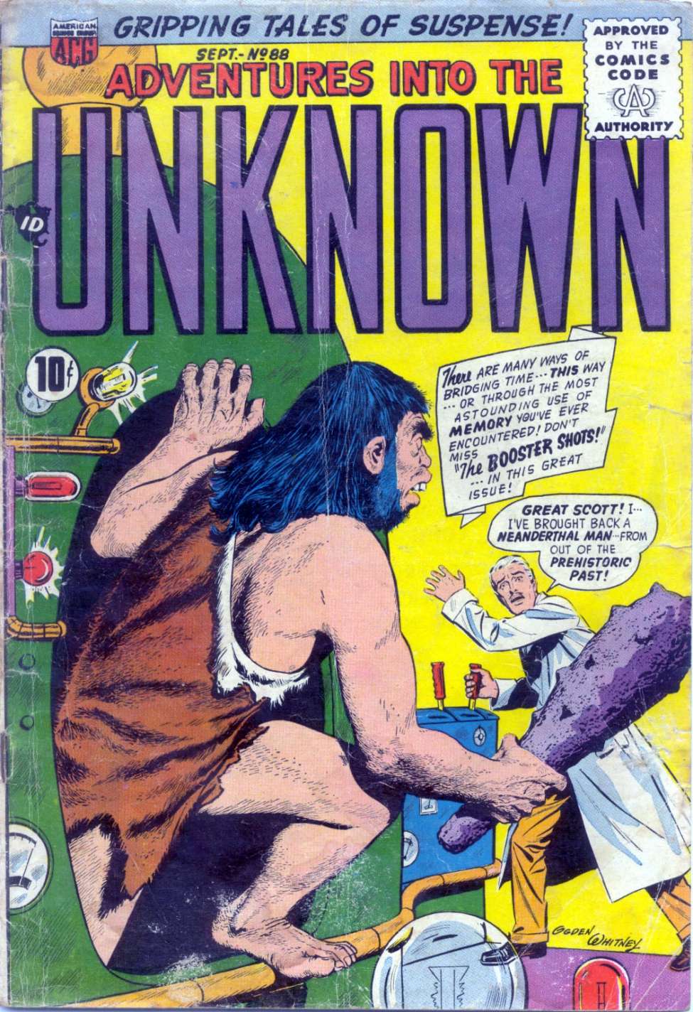 Comic Book Cover For Adventures into the Unknown 88