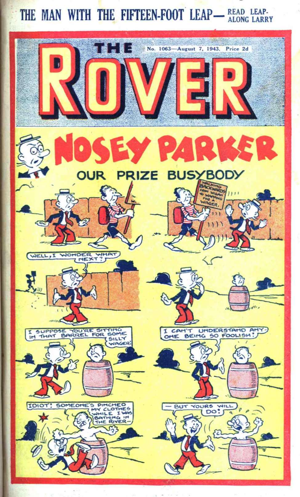 Comic Book Cover For The Rover 1063