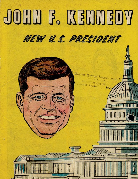 Comic Book Cover For John F. Kennedy - New U.S. President