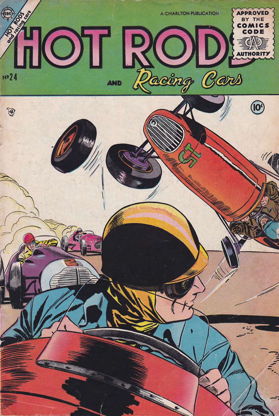 Comic Book Cover For Hot Rods and Racing Cars 24