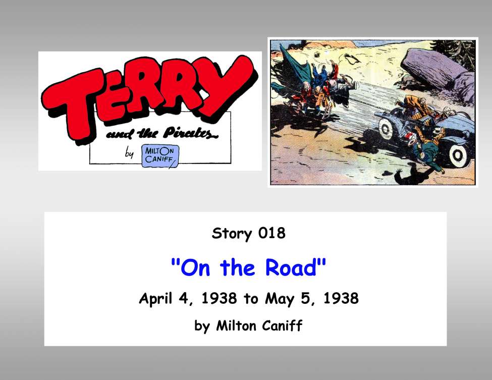 Comic Book Cover For Terry and the Pirates 18 C a) On the Road