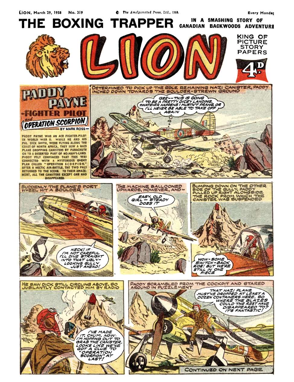 Book Cover For Lion 319