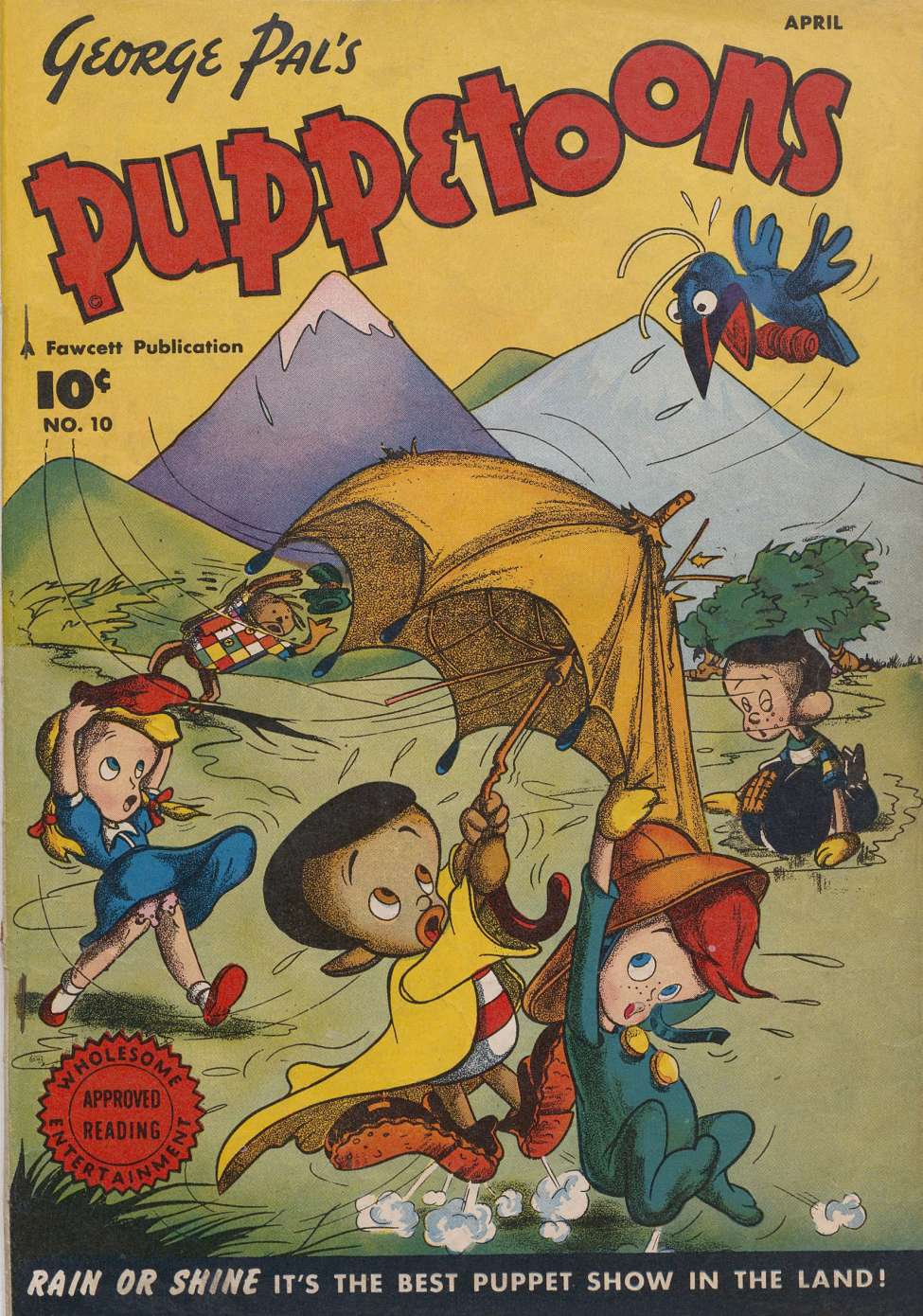 Comic Book Cover For George Pal's Puppetoons 10