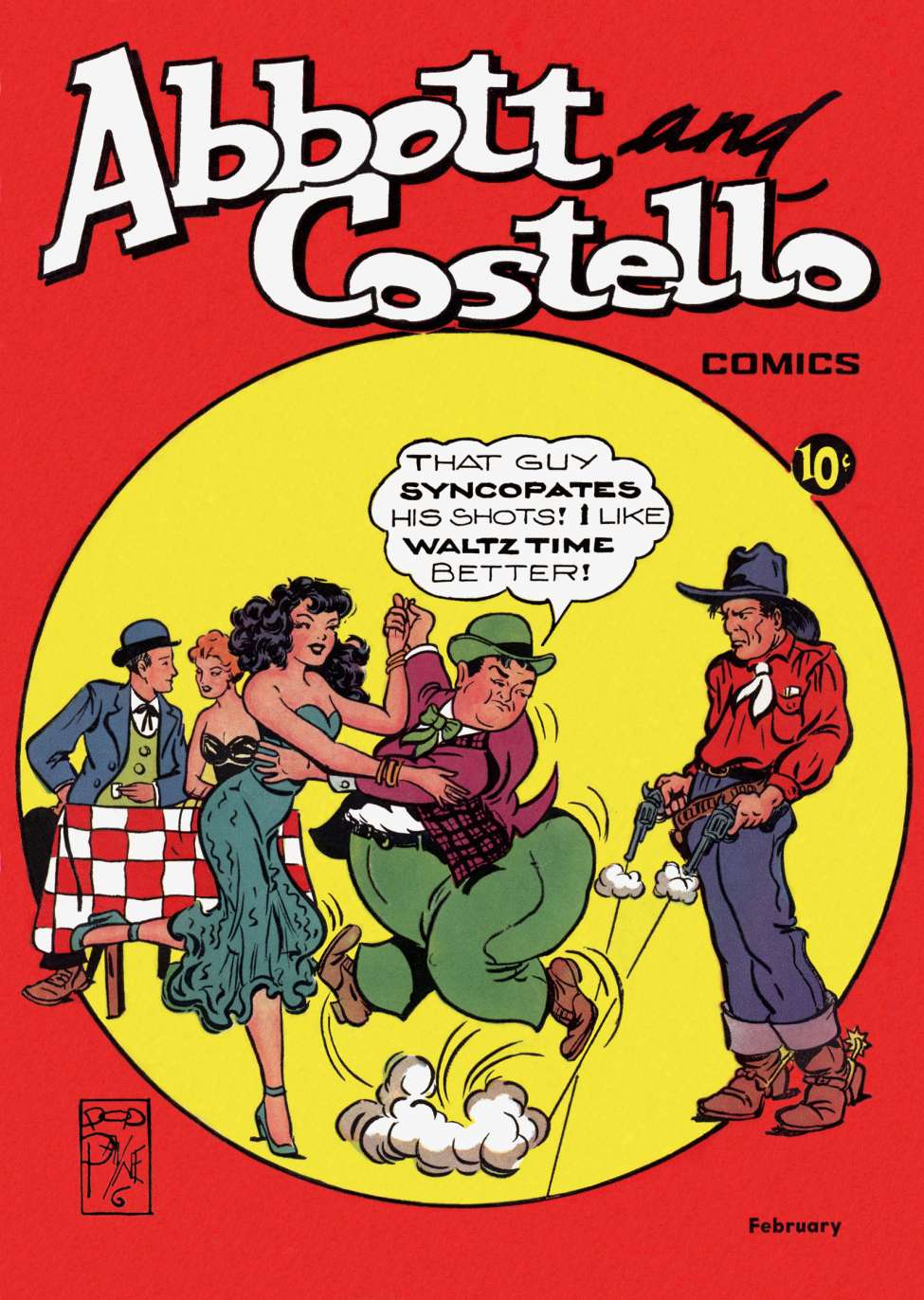 Comic Book Cover For Abbott and Costello Comics 12