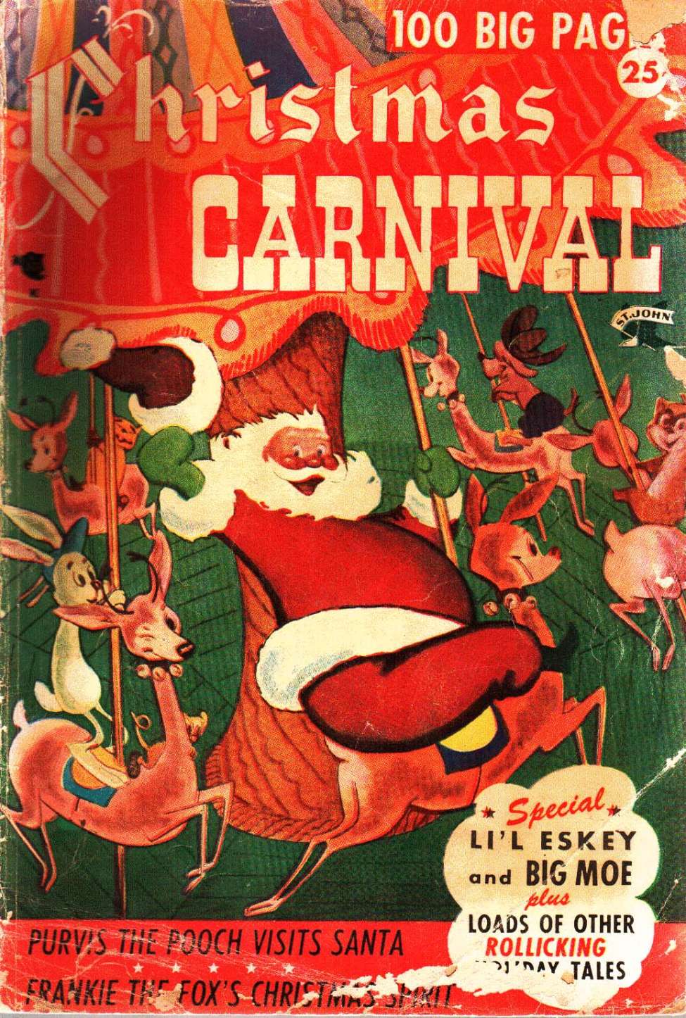 Comic Book Cover For Christmas Carnival 2