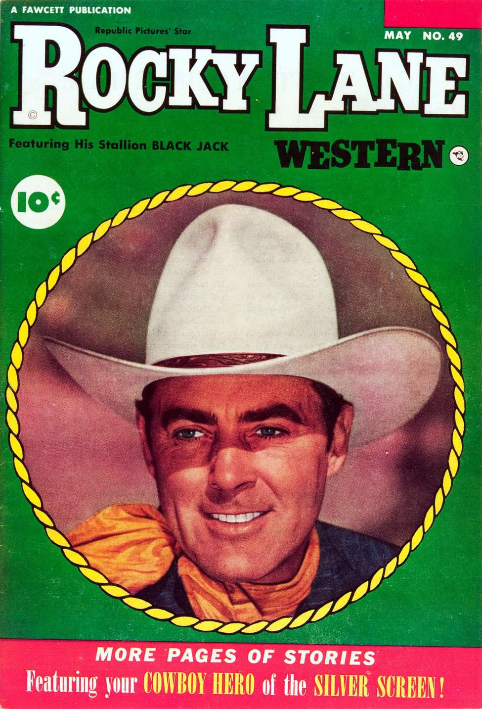 Book Cover For Rocky Lane Western 49