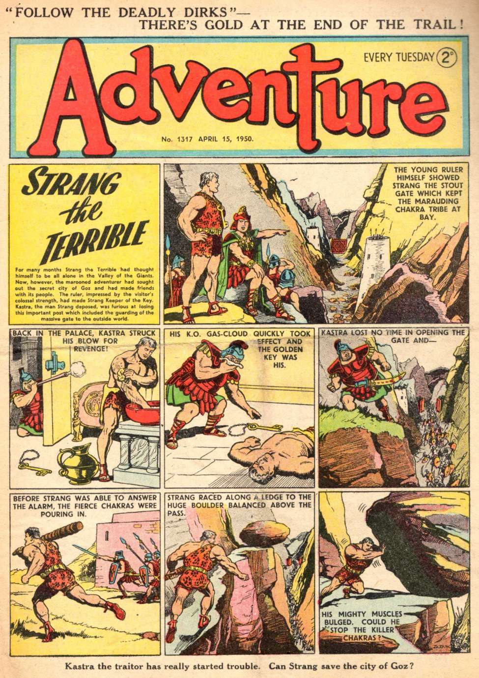 Comic Book Cover For Adventure 1317
