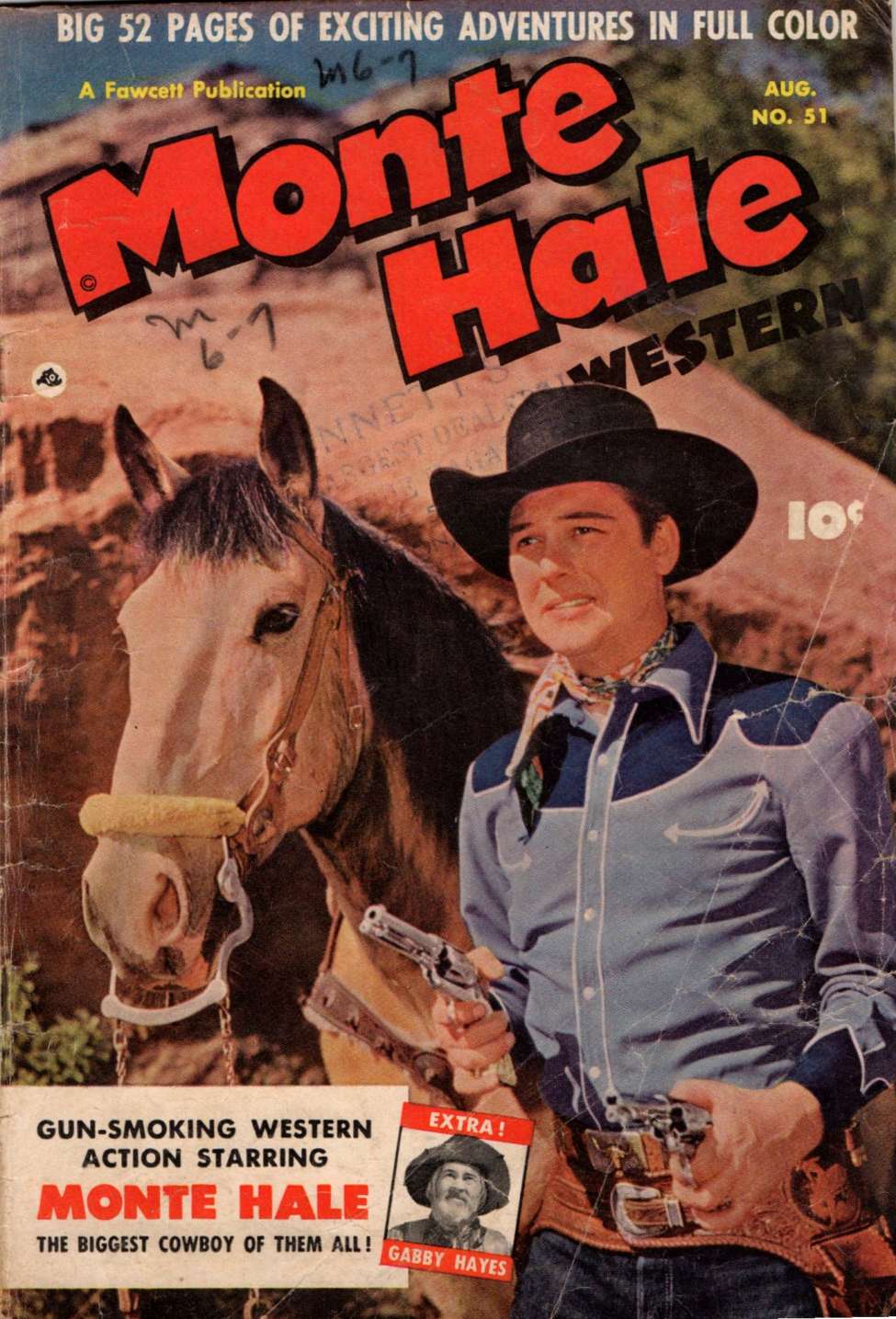 Comic Book Cover For Monte Hale Western 51