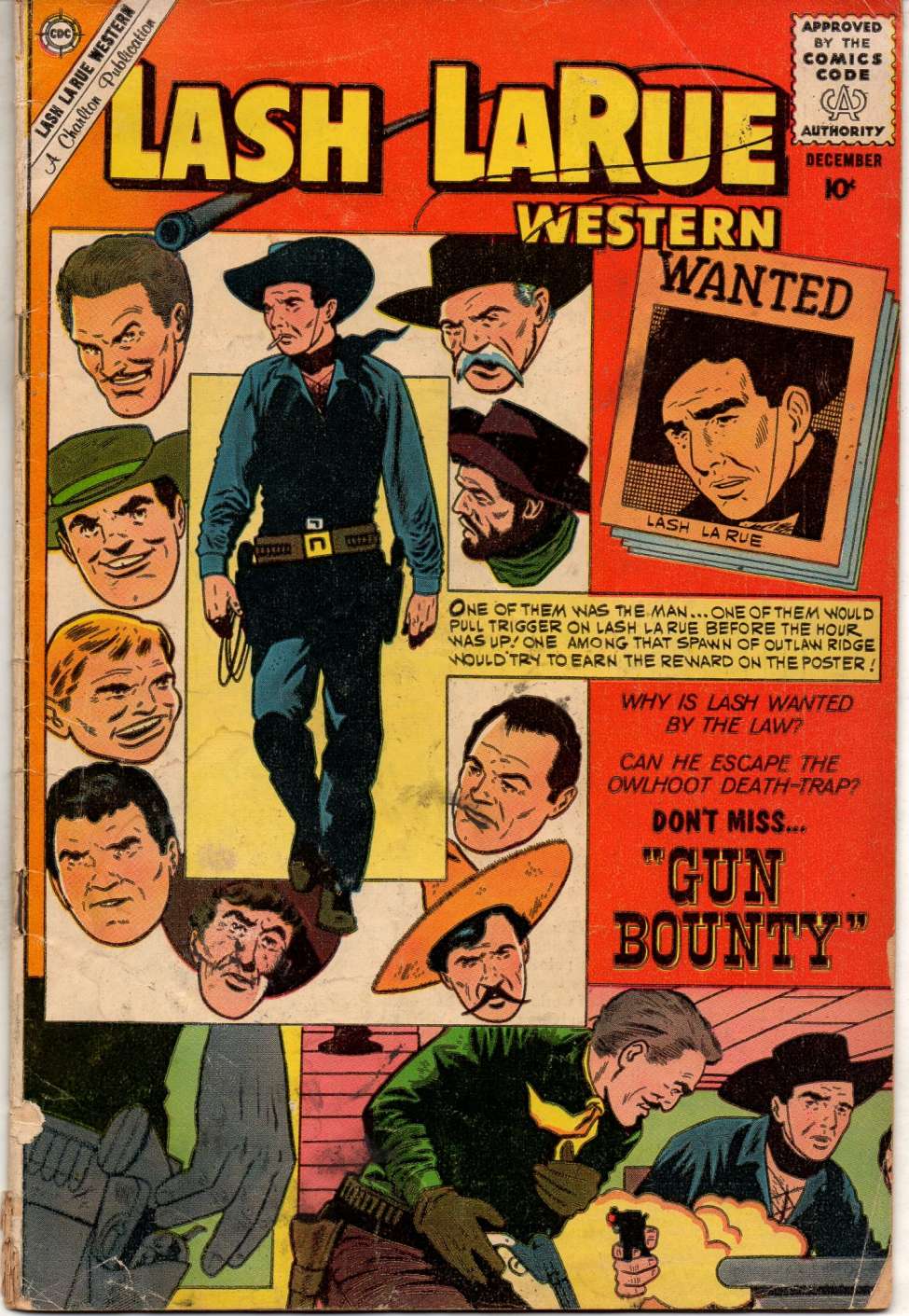 Comic Book Cover For Lash LaRue Western 81