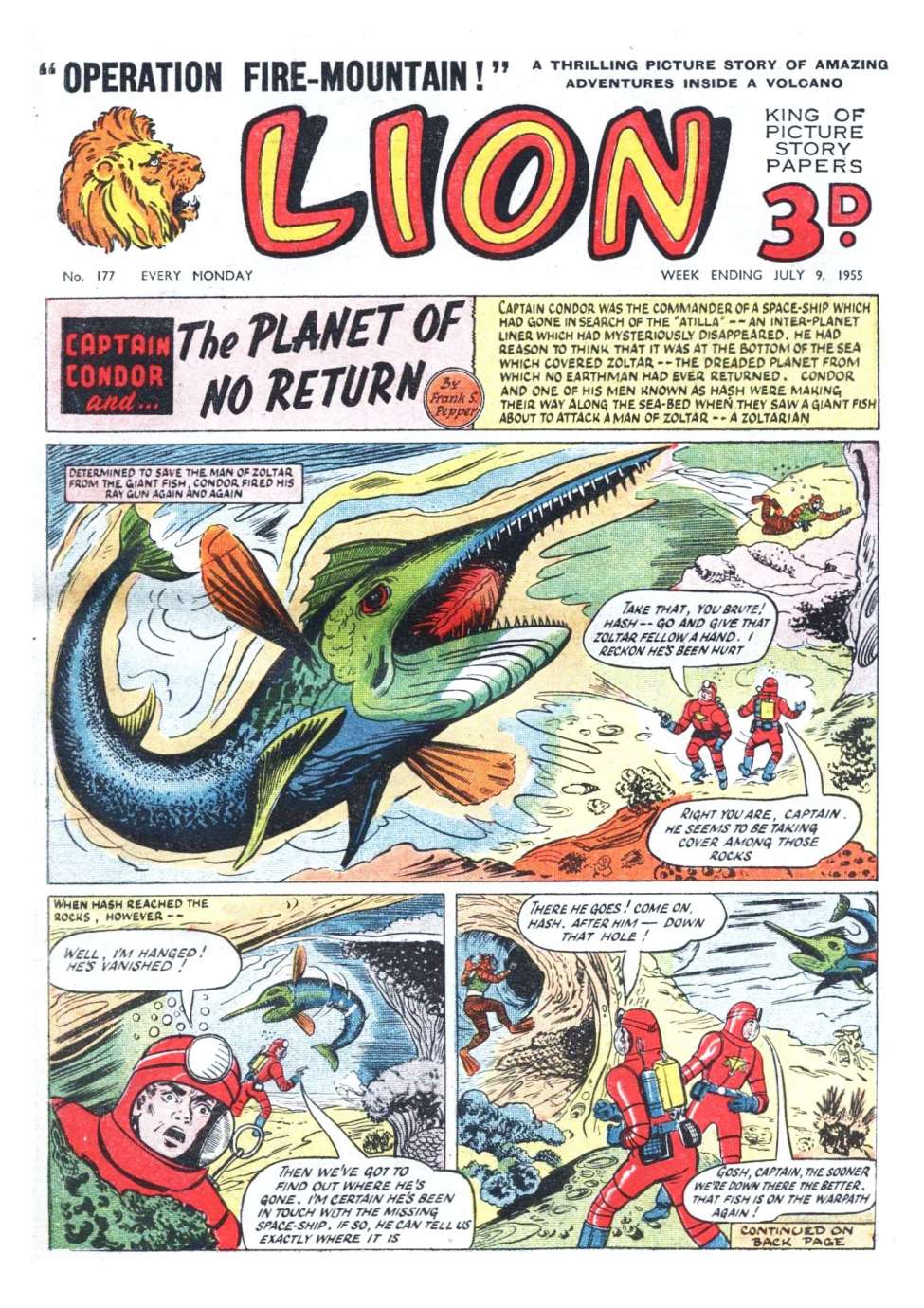 Comic Book Cover For Lion 177