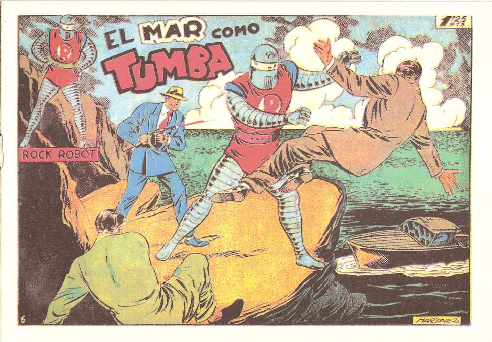 Book Cover For Rock Robot 6 - El Mar Como Tumba