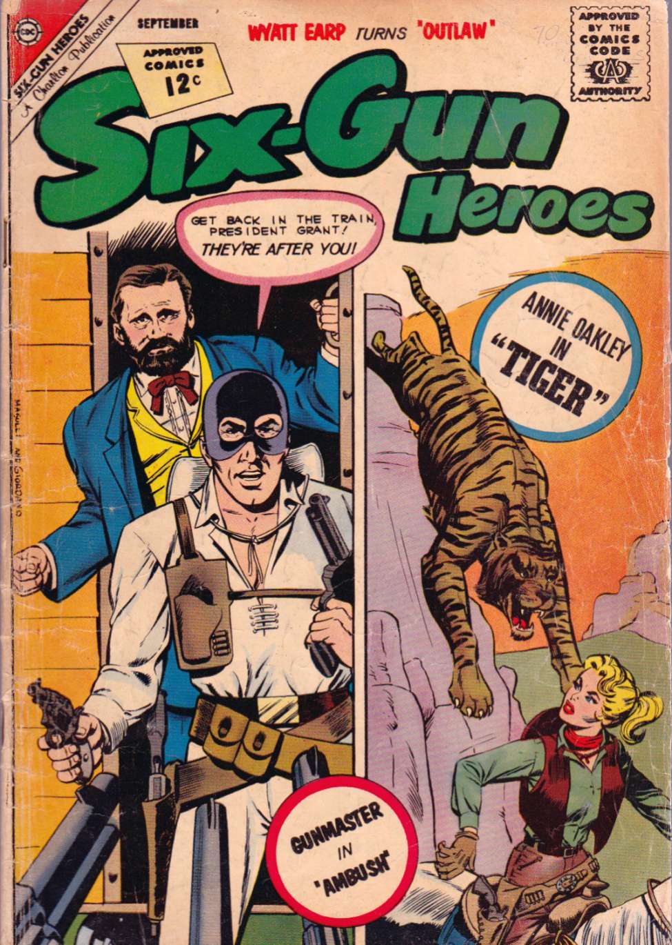 Comic Book Cover For Six-Gun Heroes 70