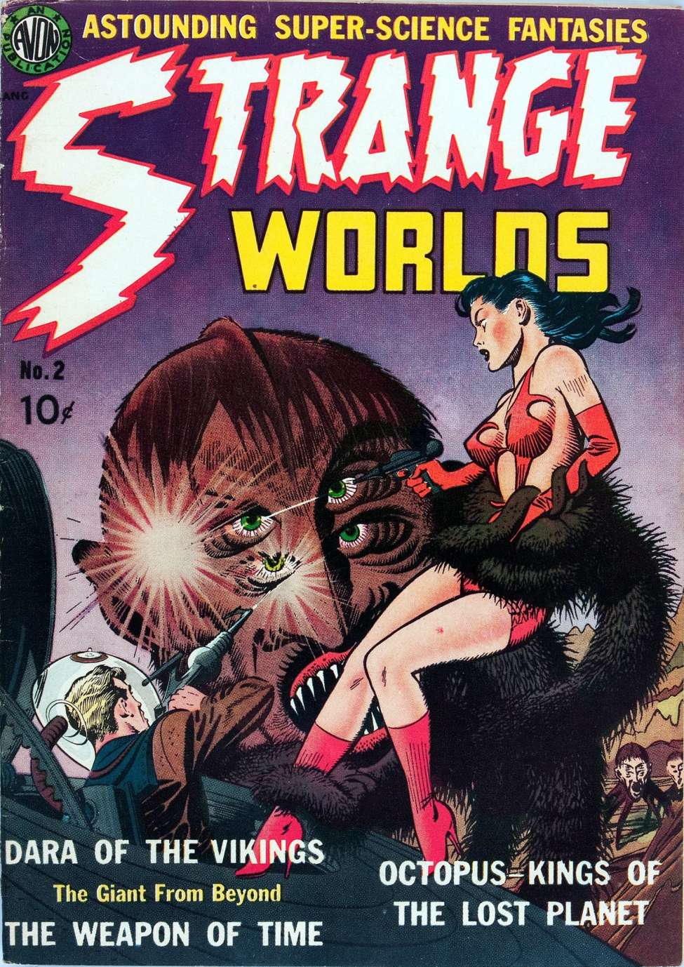 Comic Book Cover For Strange Worlds 2